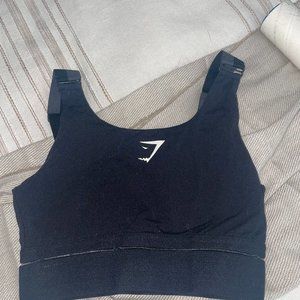 XS Black Gymshark Sports Bra